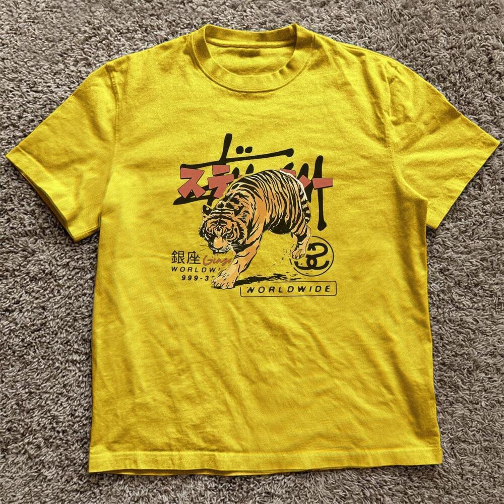 Yellow Tiger Stussy Japan Tee
